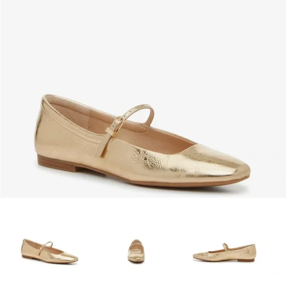Dress Shoes Gold Shoes Dsw Dolce Vita Shoes Dolce Vita Gold Flats Poshmark